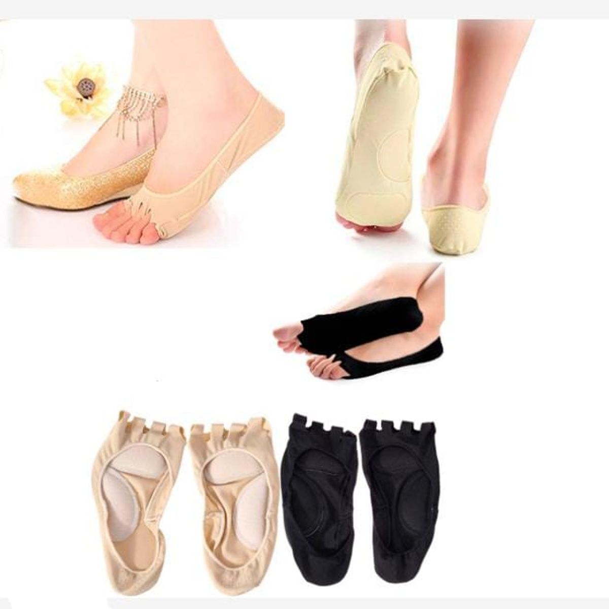 GENERICO - Calcetines Separadores de Dedos Transpirables