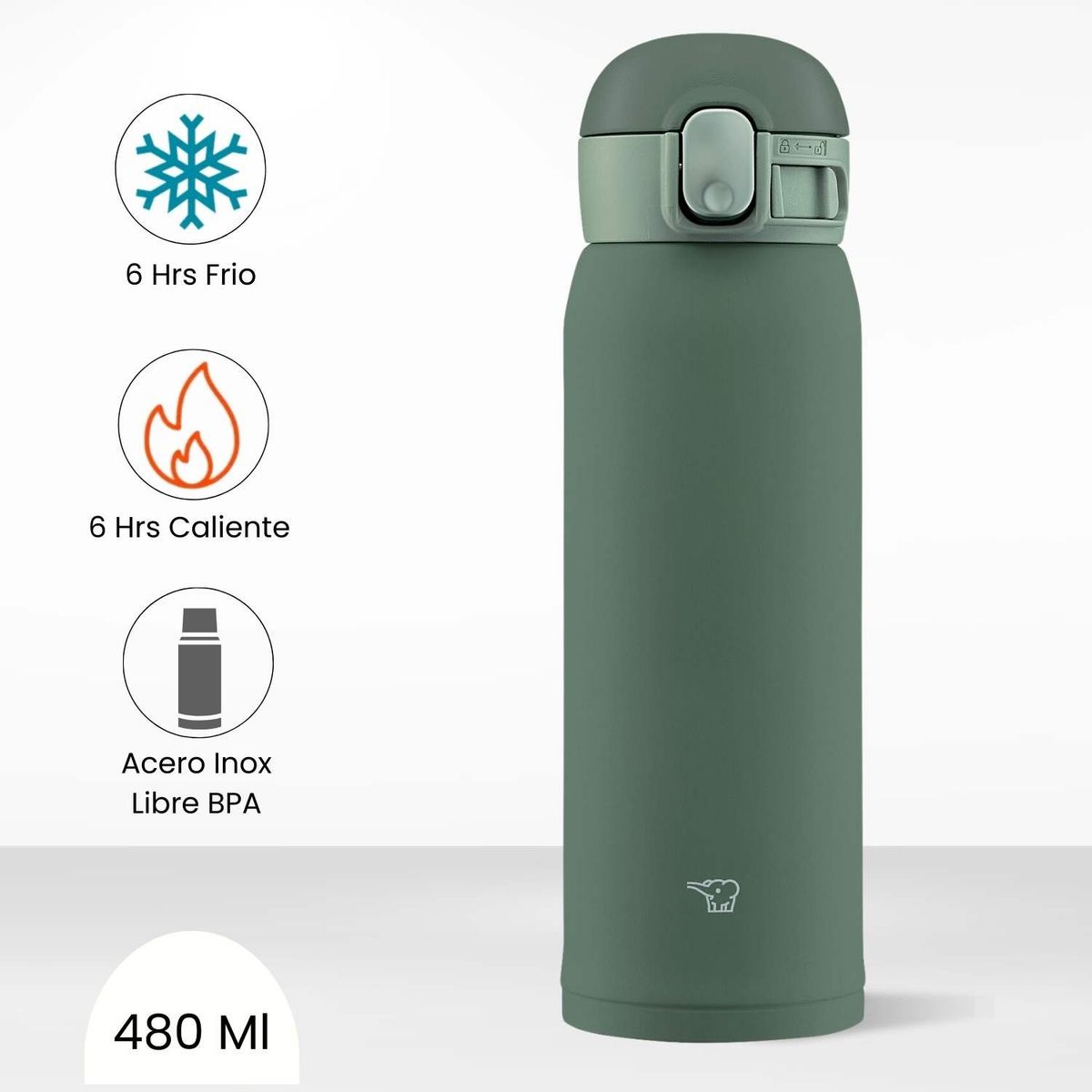 ZOJIRUSHI - Termo de Bebida Baby Mug Zojirushi Verde 480 Ml