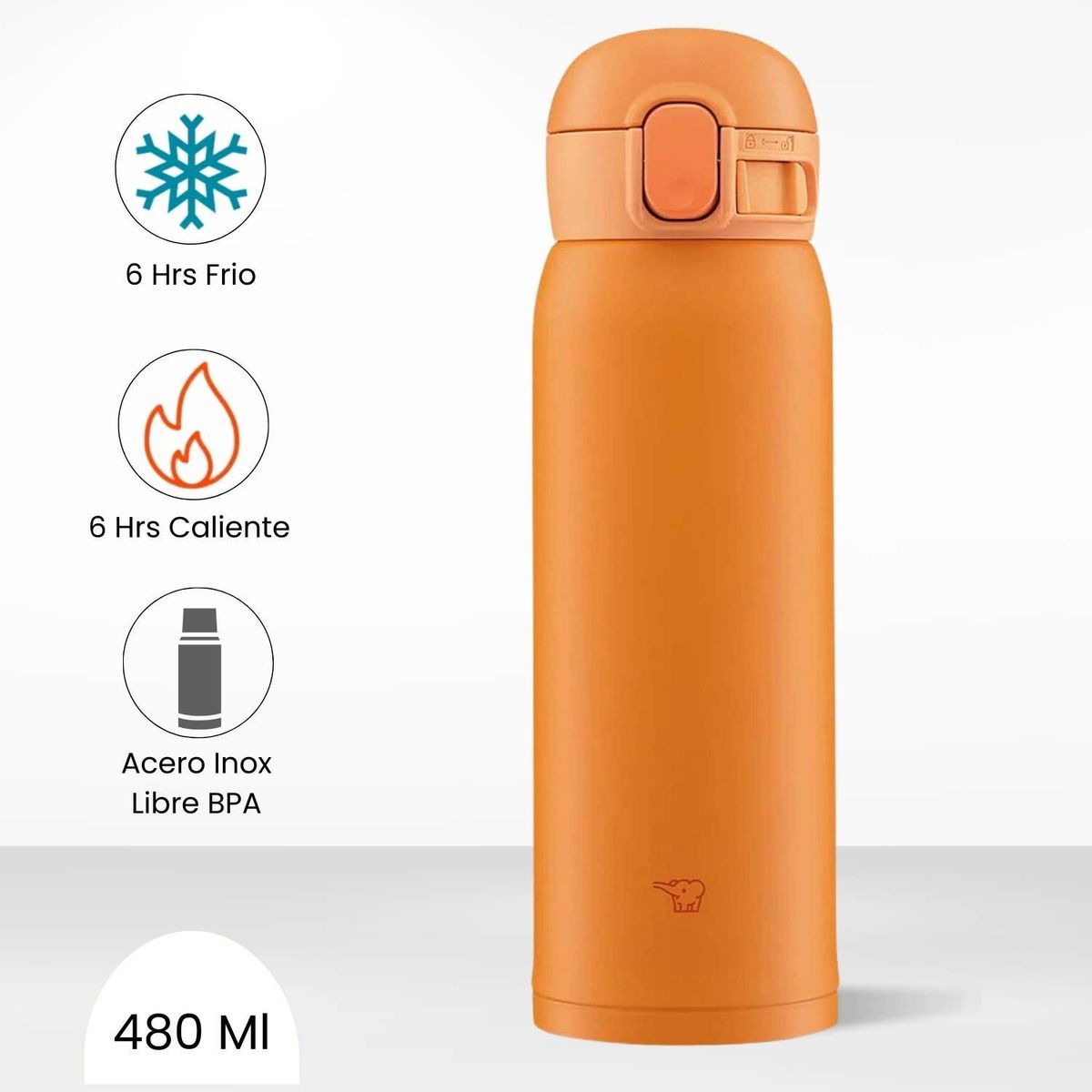 ZOJIRUSHI - Termo de Bebida Baby Mug Zojirushi Naranja 480 Ml