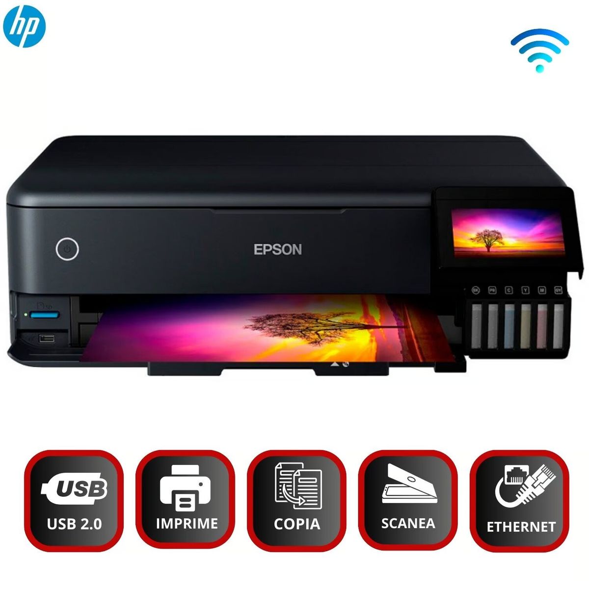 EPSON - Impresora L8180 Epson Multifuncional Sistema continuo