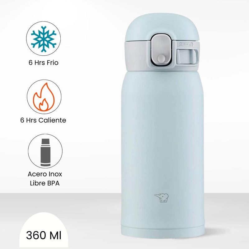 ZOJIRUSHI - Termo de Bebida Baby Mug Zojirushi Gris 360 Ml