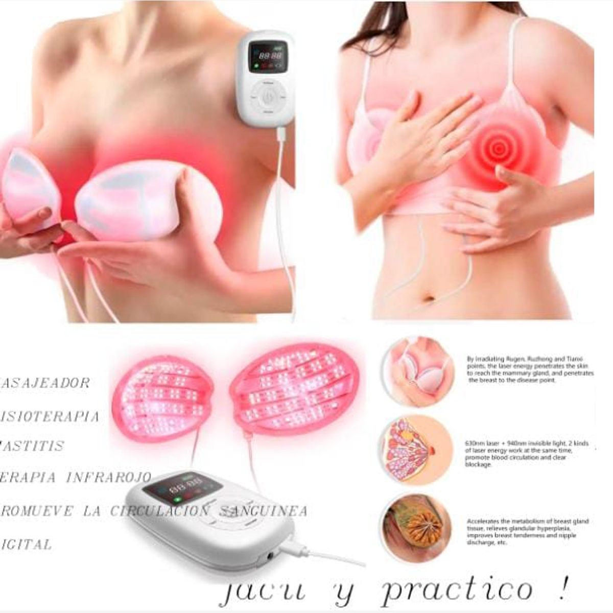 GENERICO - Terapia de luz LED roja infrarroja