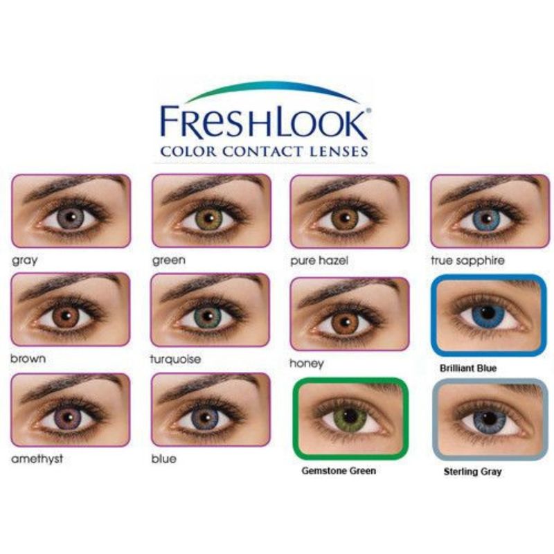 Contacto Freshlook Color De Pupilentes Lentes De Contacto