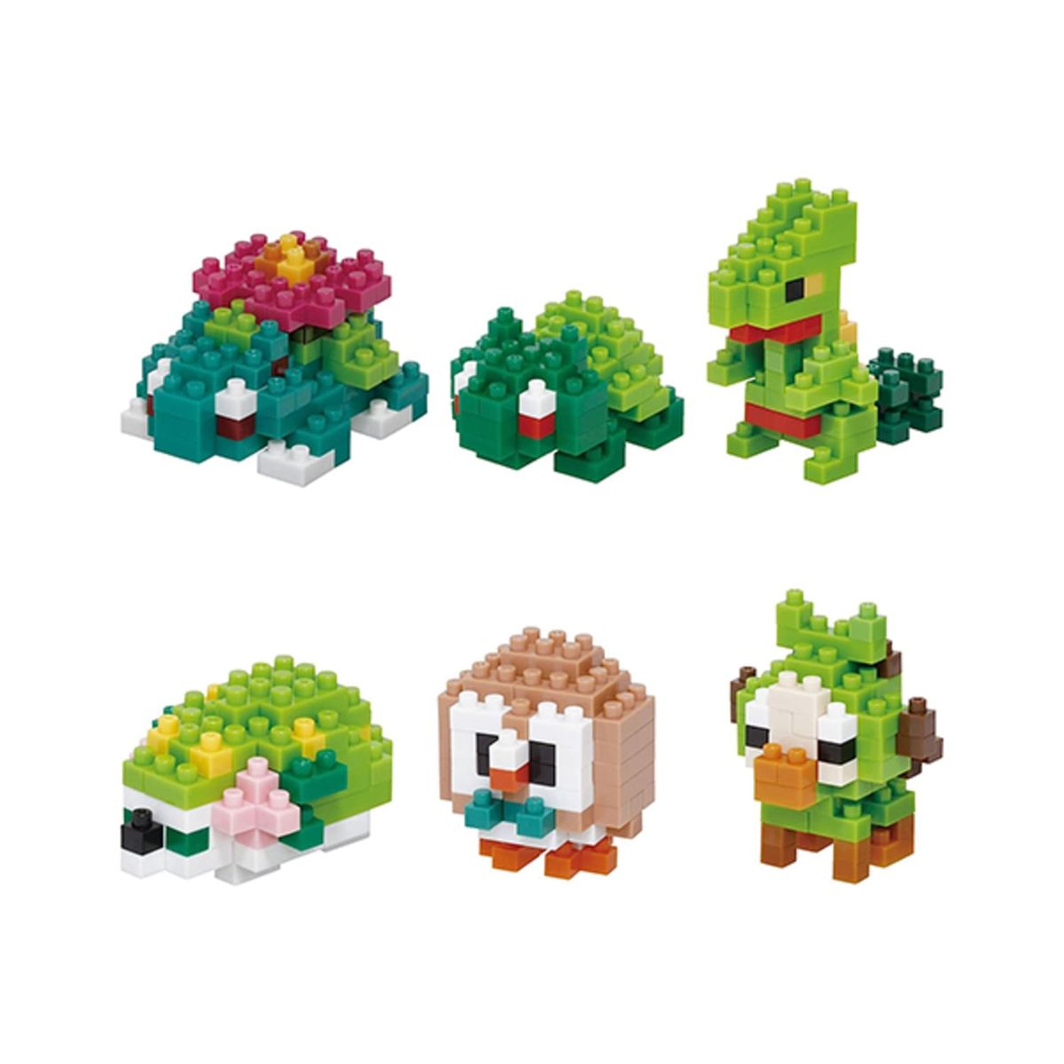 POKEMON - POKEMON NANOBLOCK SET DE 6 PLANTAS
