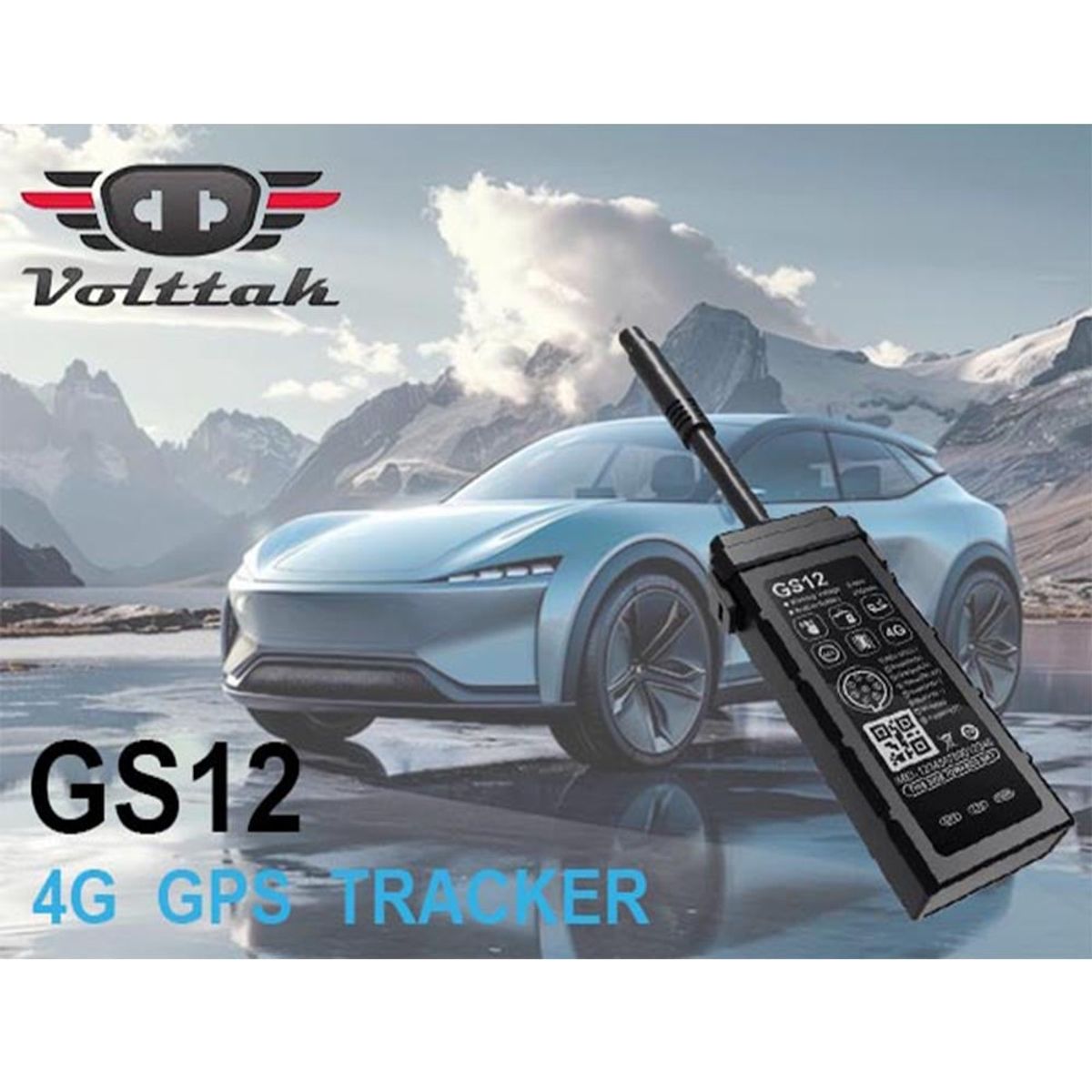 VOLTTAK - GPS Vehicular Volttak GS12 - 4G Apagado de Motor