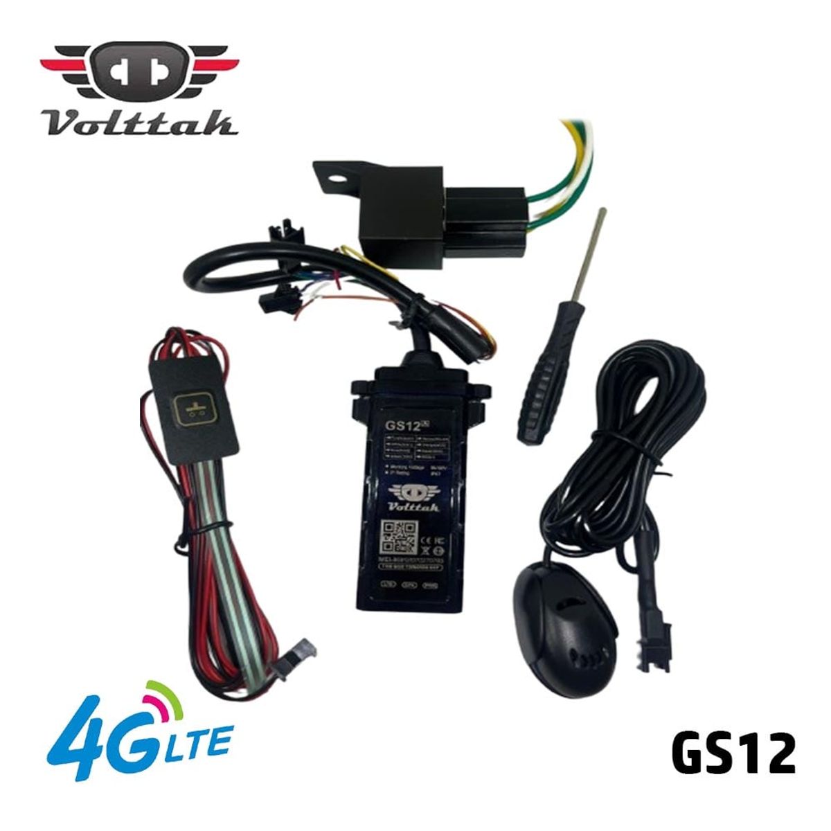 VOLTTAK - GPS Vehicular Volttak GS12 - 4G Apagado de Motor