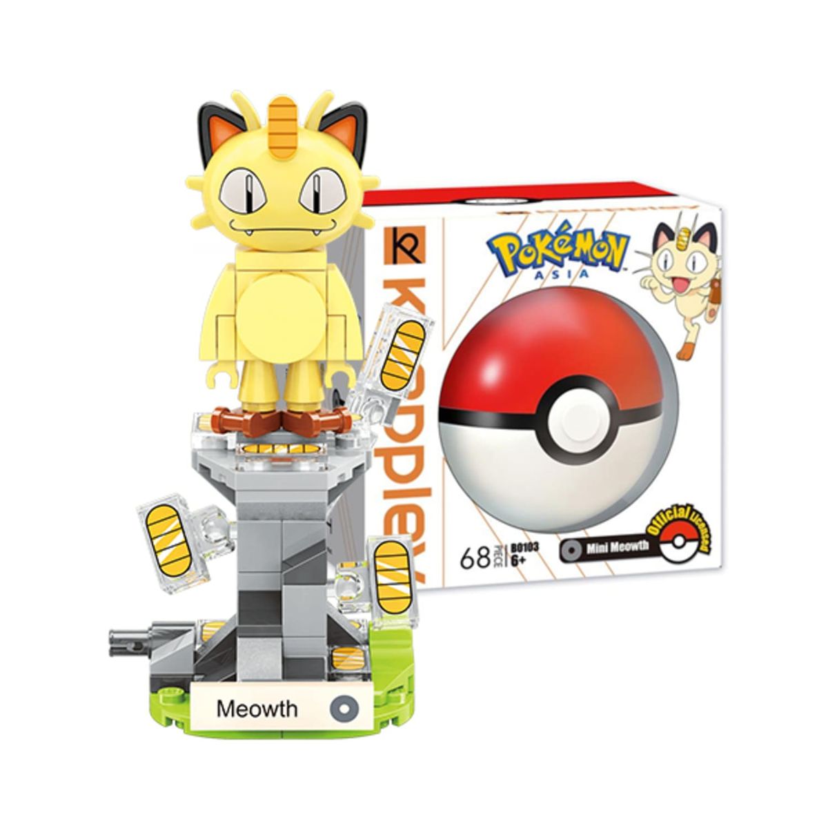 POKEMON - POKEMON MEOWTH MINI QMAN EXCLUSIVO ASIA