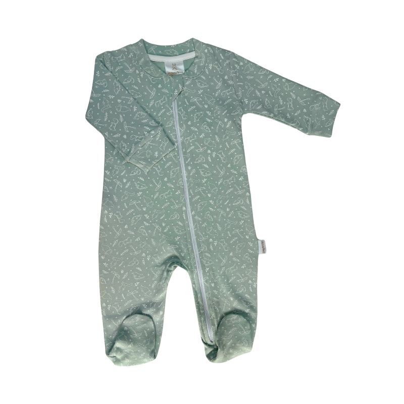 WAWA PIMA - PIJAMA BEBÉ NIÑO NIÑA CON PIECITO ALGODÓN PIMA - DINO TALES