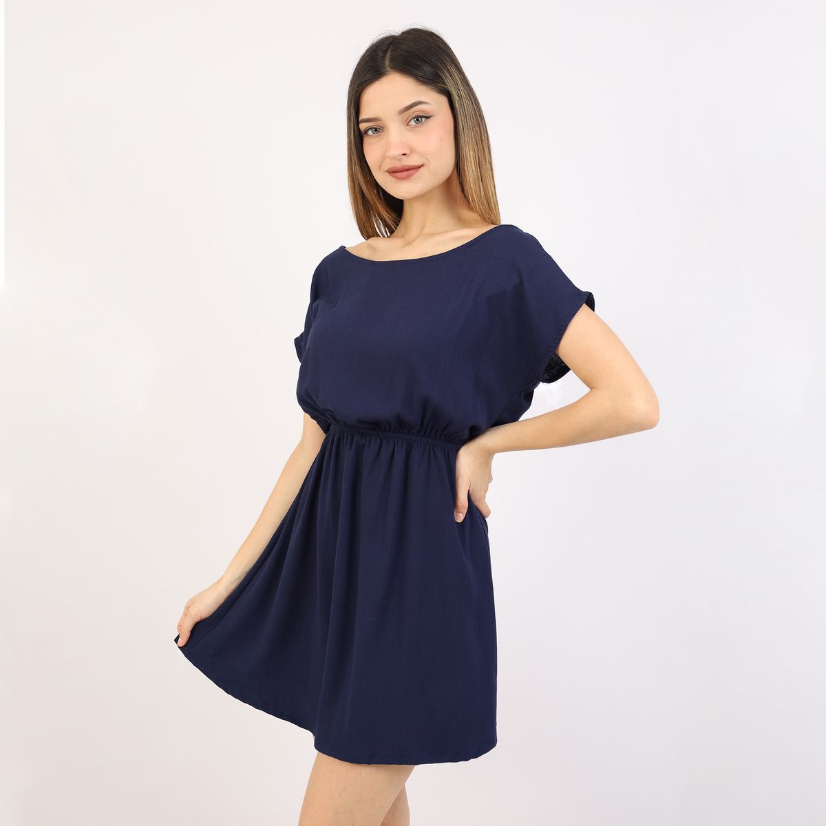 GENERICO - vestido corto mujer algodon