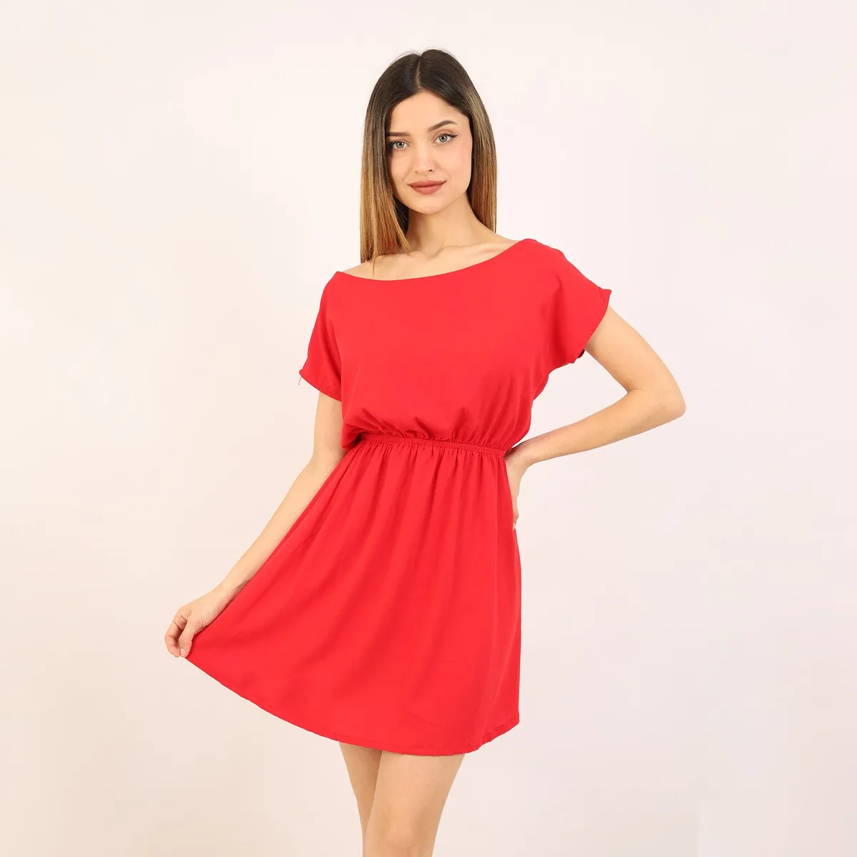 GENERICO - vestido corto mujer algodon