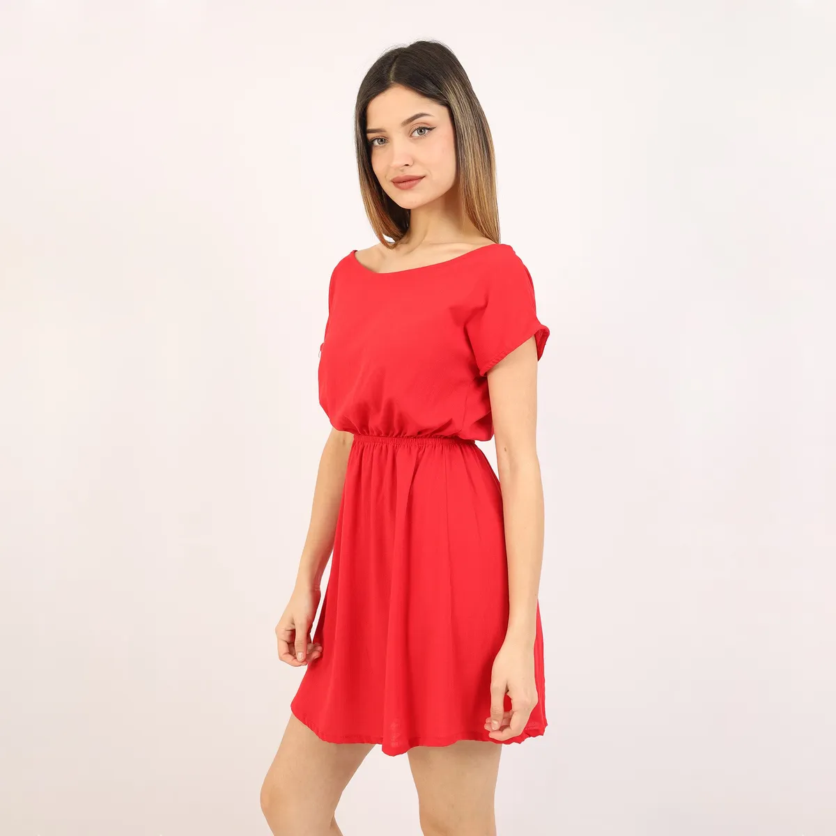 GENERICO - vestido corto mujer algodon