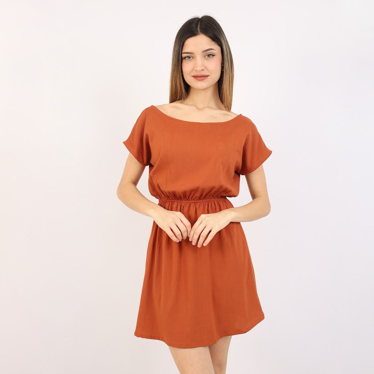 GENERICO - vestido corto mujer algodon