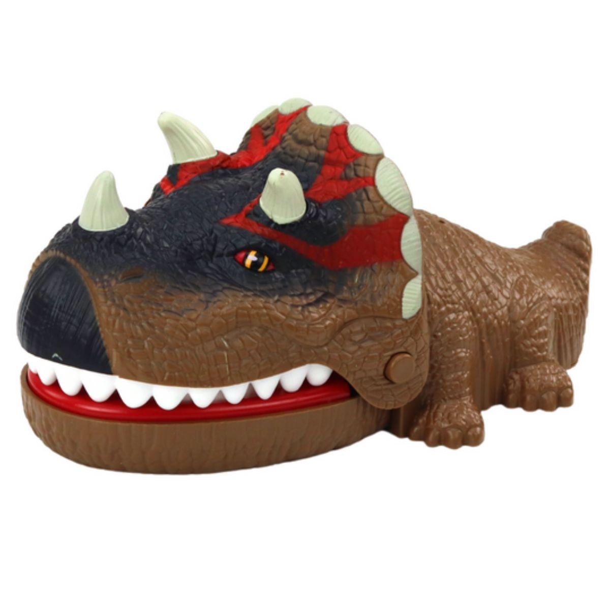 GENERICO - JUGUETE DINOSAURIO DENTISTA CON LUZ Y SONIDO TRICERATOPS