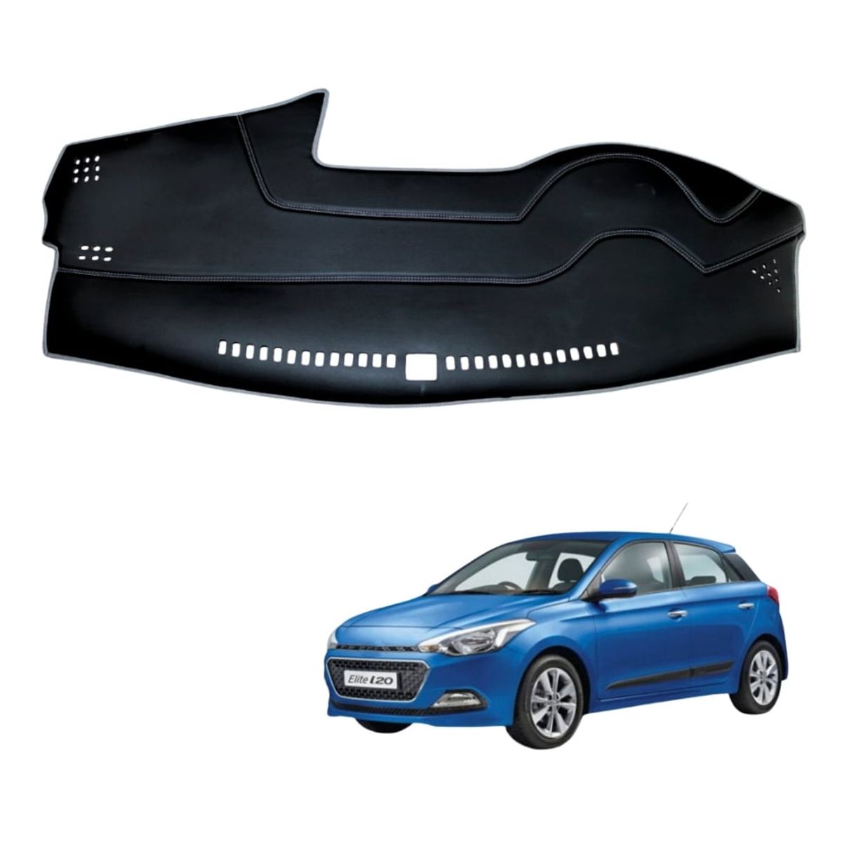 TECGO - PROTECTOR DE TABLERO TIPO HYUNDAI I20 2017 TACTO CUERO