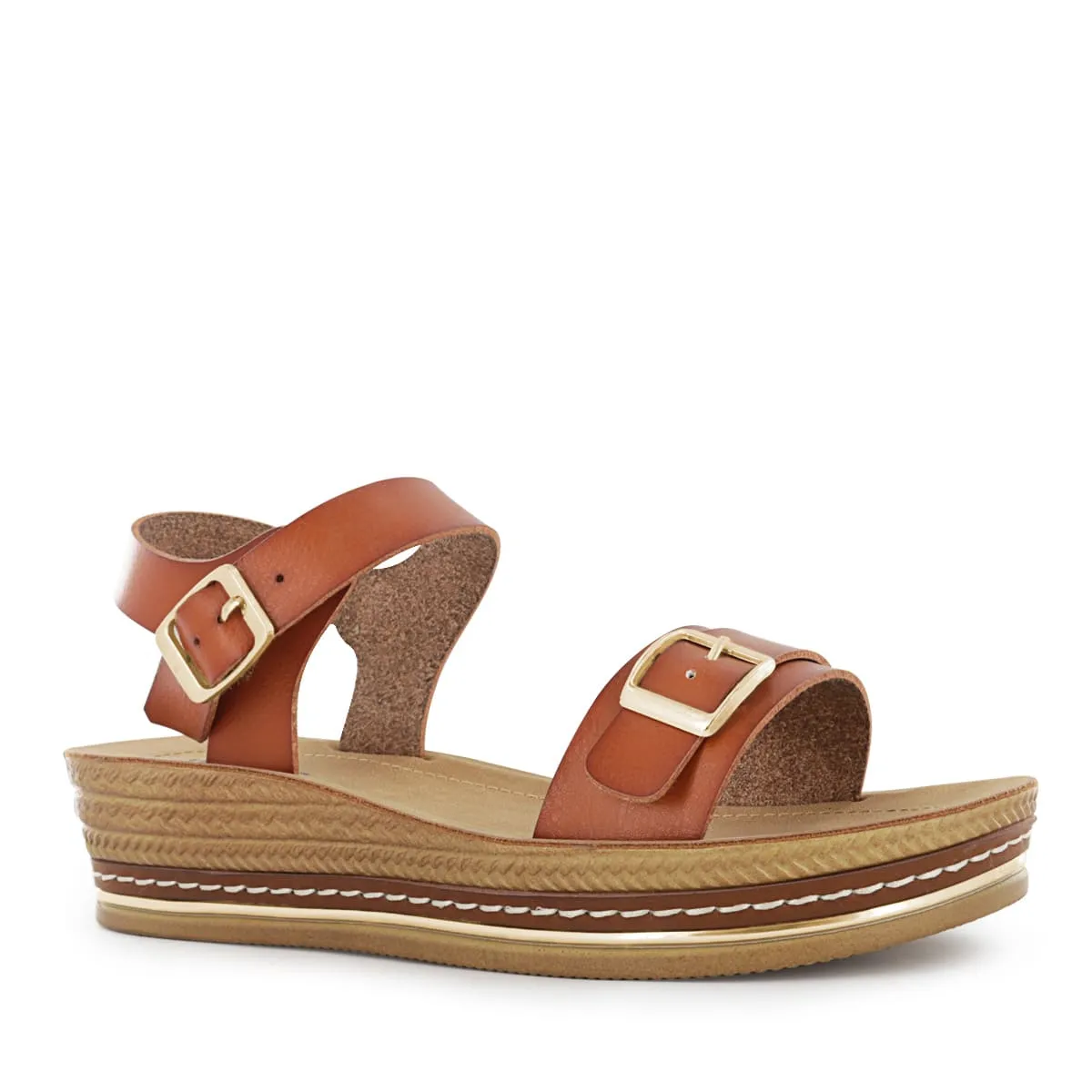 IMPULS - Sandalias Plataforma Mujer Impuls Carida07 Cobre