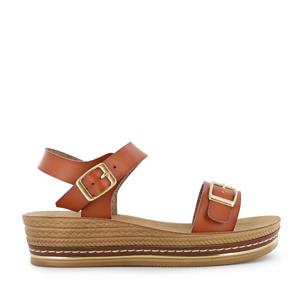 IMPULS - Sandalias Plataforma Mujer Impuls Carida07 Cobre