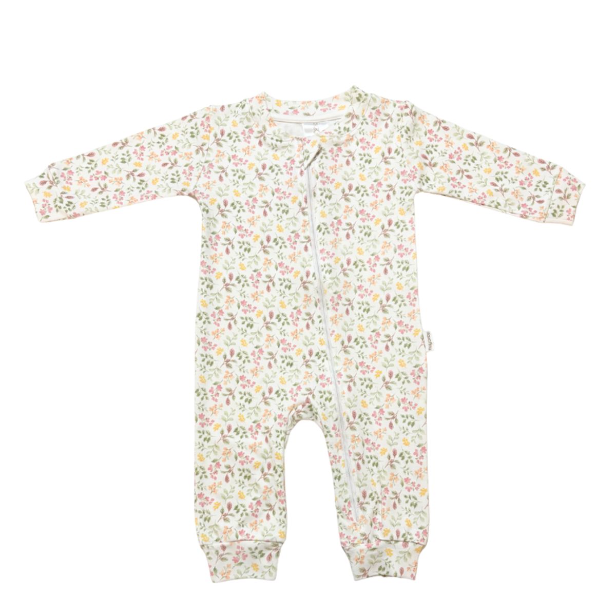 WAWA PIMA - PIJAMA BEBÉ NIÑA SIN PIE ALGODÓN PIMA - GARDEN FLOWERS