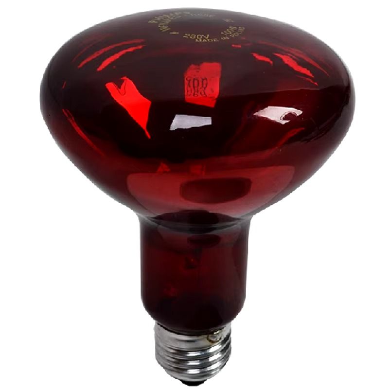 GENERICO - FOCO INFRARROJO 100W ROJO PARA TERAPIAS Y GANADO