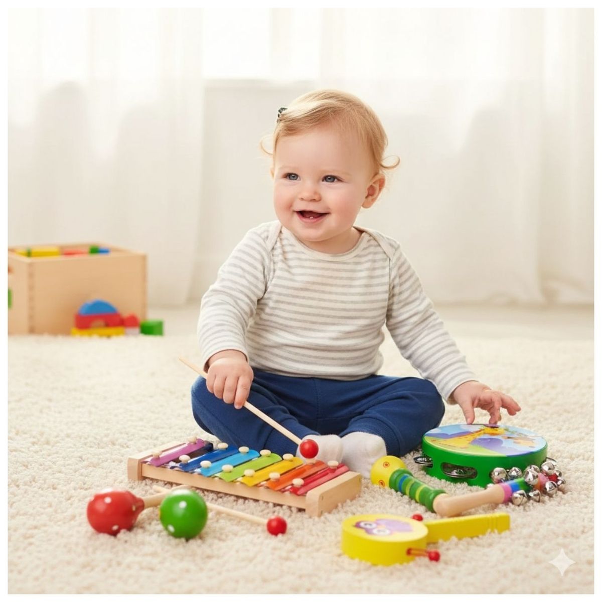 GENERICO - Set de Instrumentos Musicales Coloridos para Niños