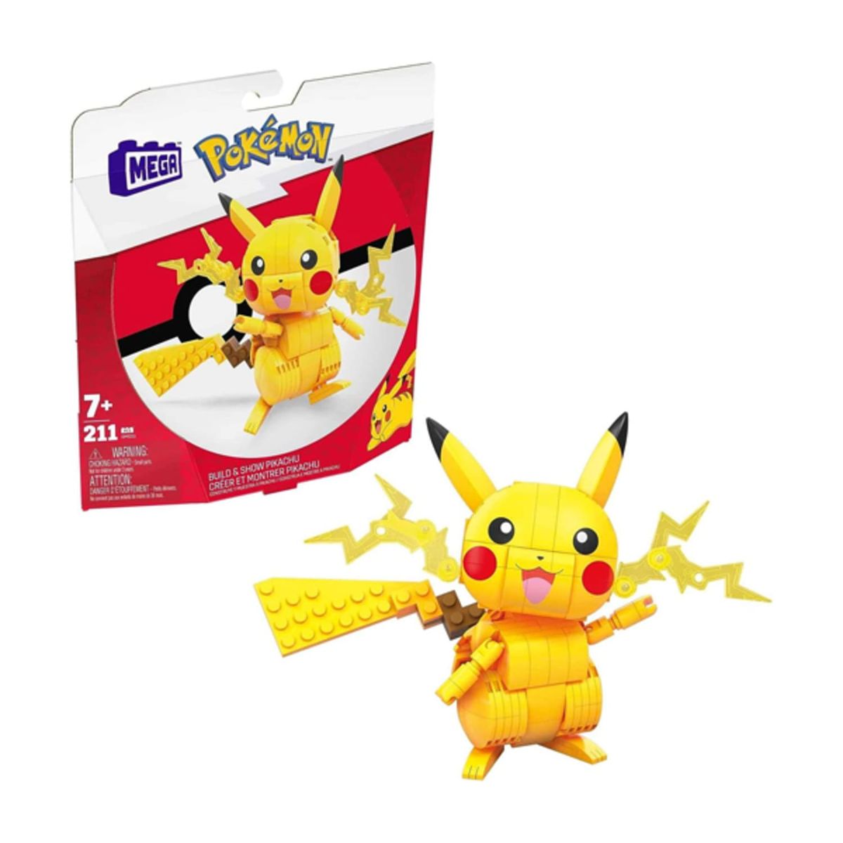 POKEMON - MEGA CONSTRUX POKEMON PIKACHU EXCLUSIVO