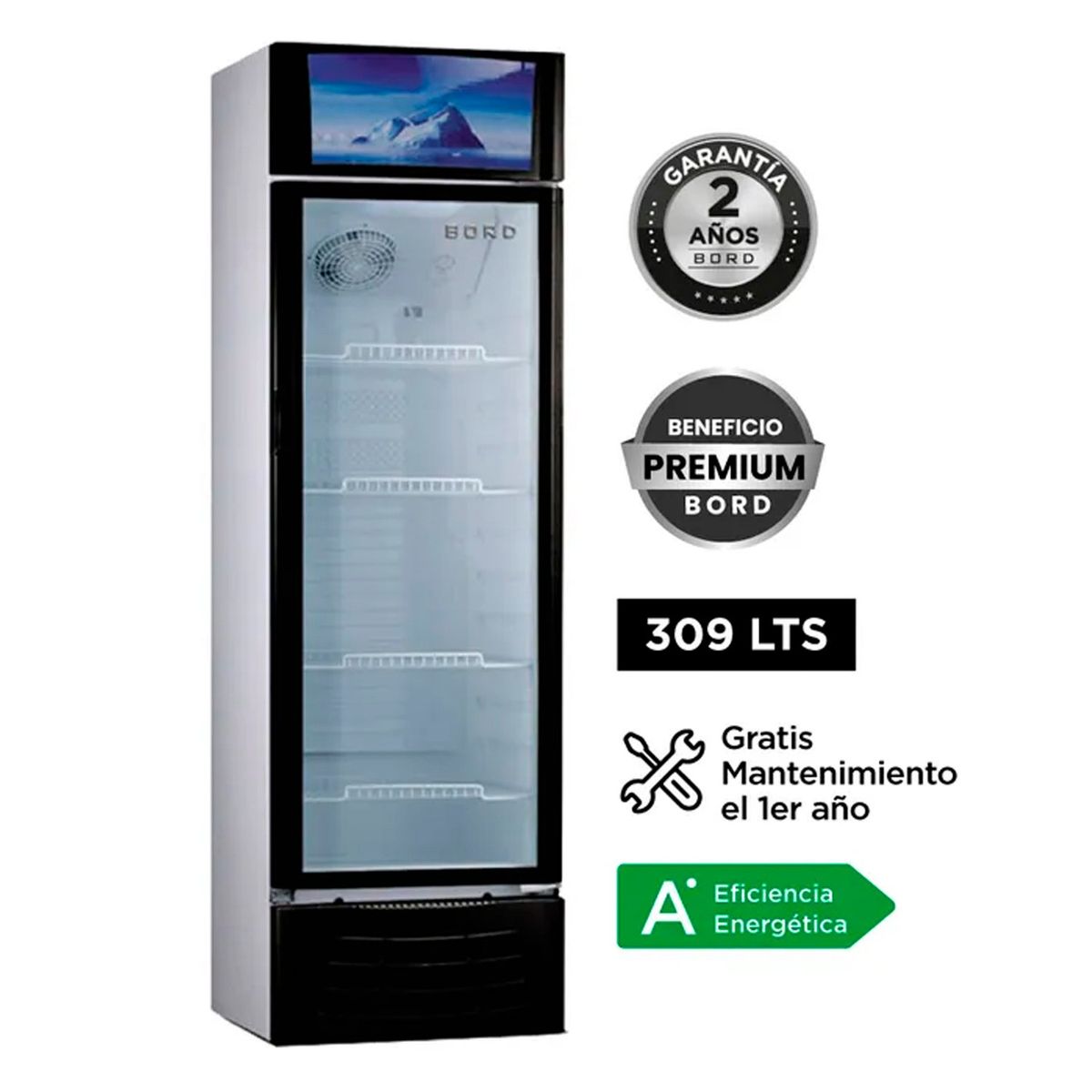 BORD - VITRINA EXHIBIDORA BORD 309L EX309-M