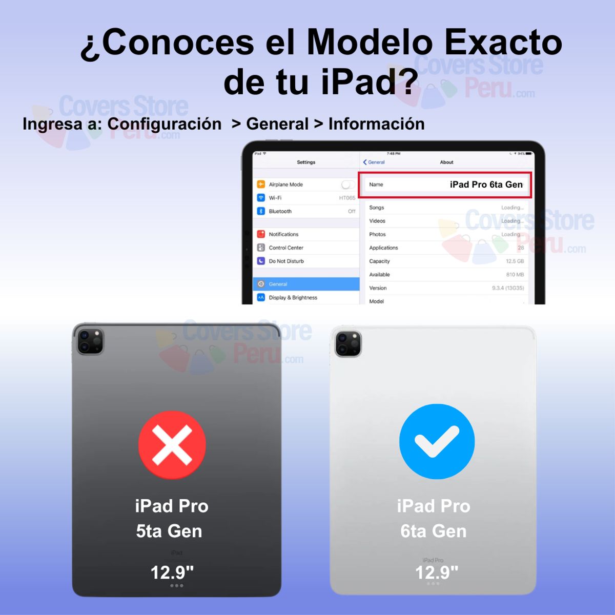 GENERICO - Funda para iPad 129 2022 Magnética 360° Negro Antishock