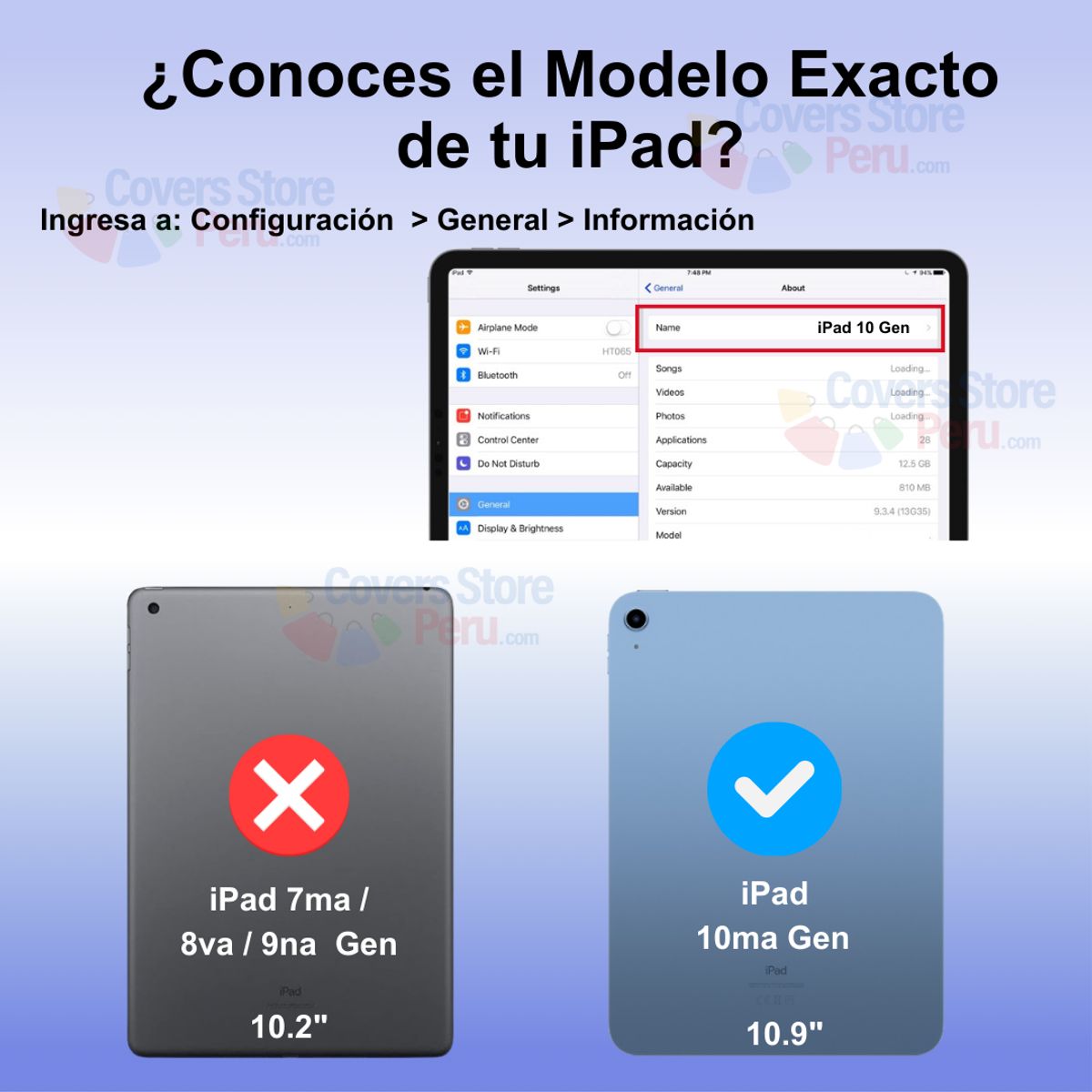 GENERICO - Funda para iPad 10ma Gen Magnética 360° Lavanda Antishock