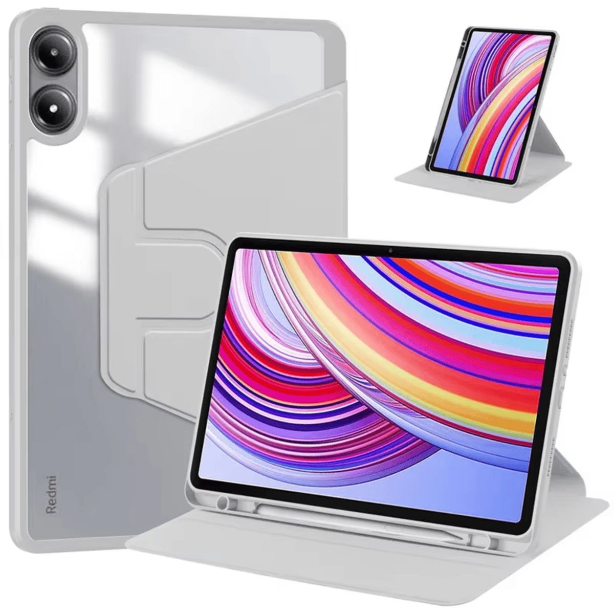 GENERICO - Funda para iPad Pro 11 2020 Magnética 360° Gris Antishock