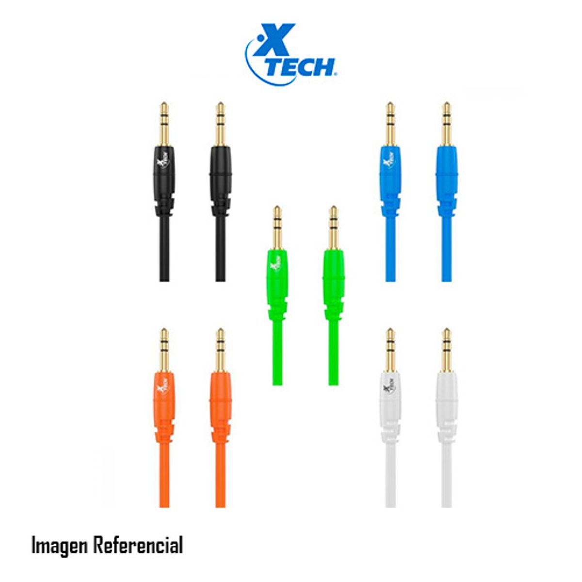 XTECH - CABLE DE AUDIO XTECH ON-THE-GO 35MM LONGITUD 1M PN XTG-232