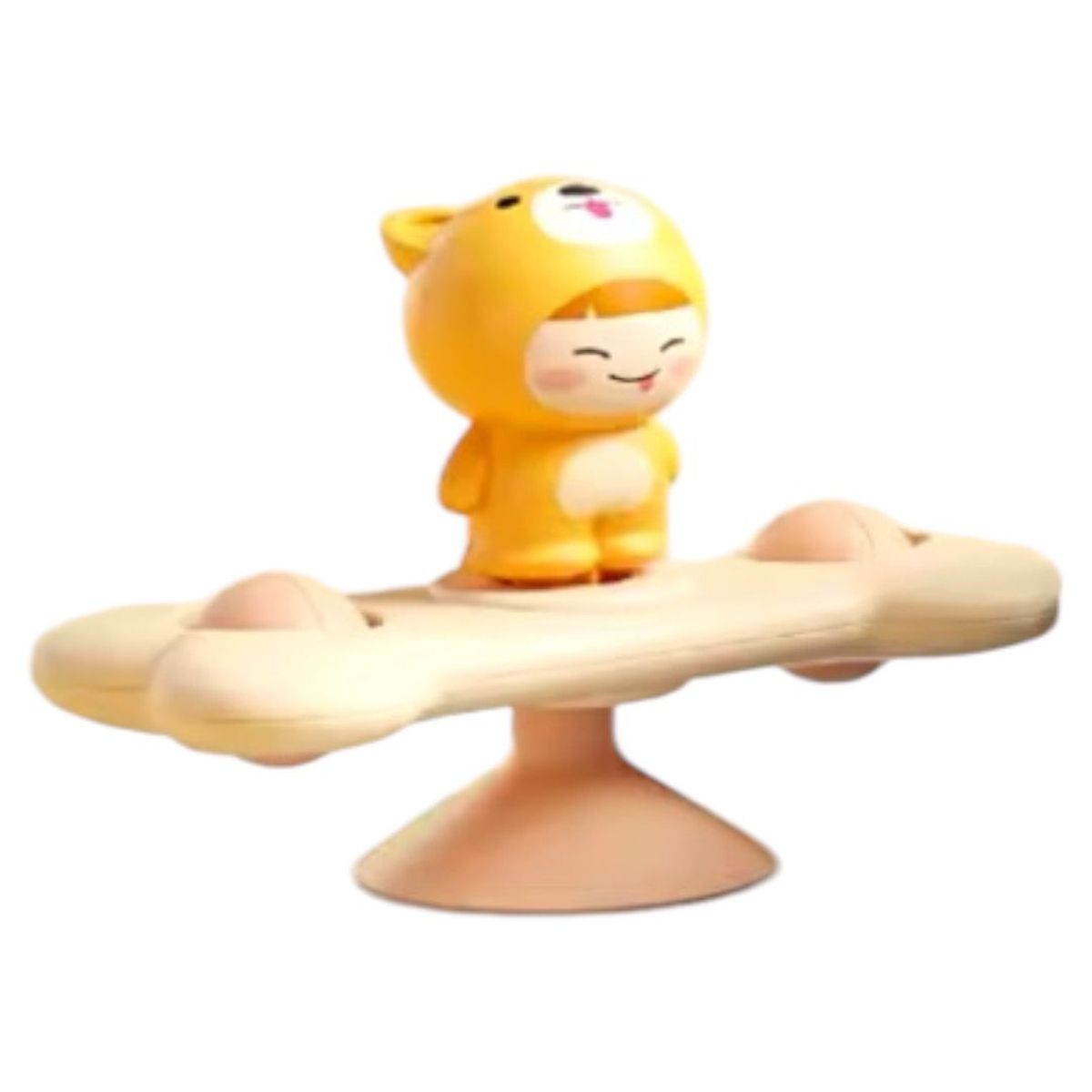 GENERICO - Spinner para bebé con 2 ventosas Perrito