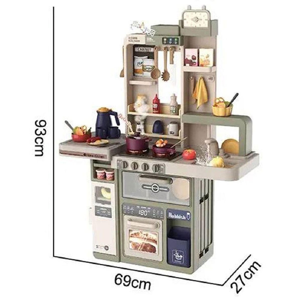 GENERICO - kitchen Infantil Spray ,efectos de luz y sonido, 75 pzs