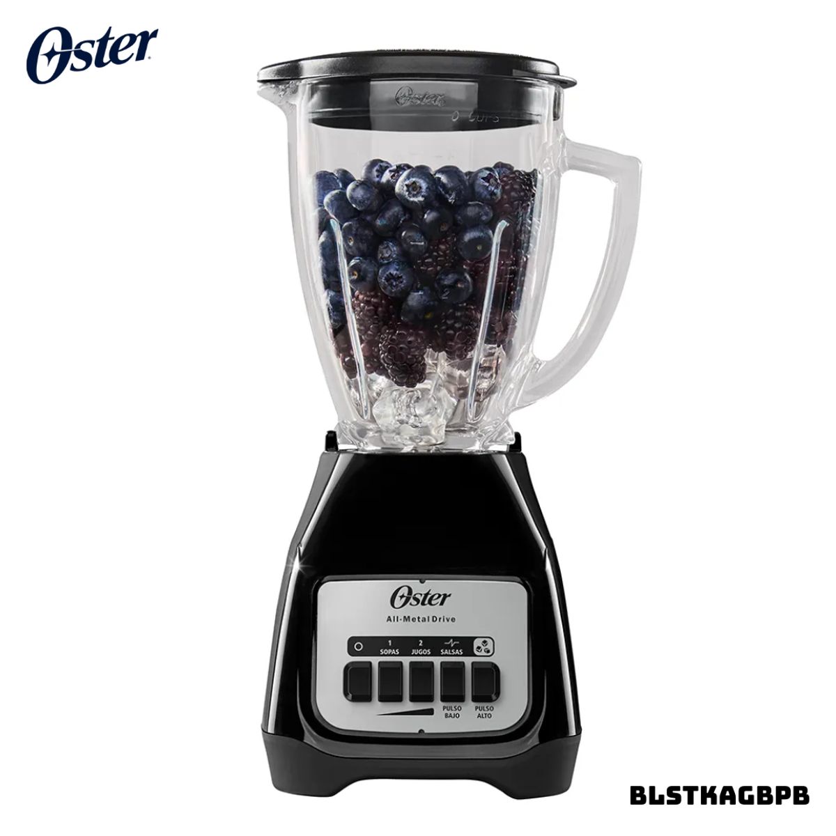 OSTER - LICUADORA OSTER 2 VELOCIDADES PULSO ALTO Y BAJO 800W NEGRA - BLSTKAGBPB