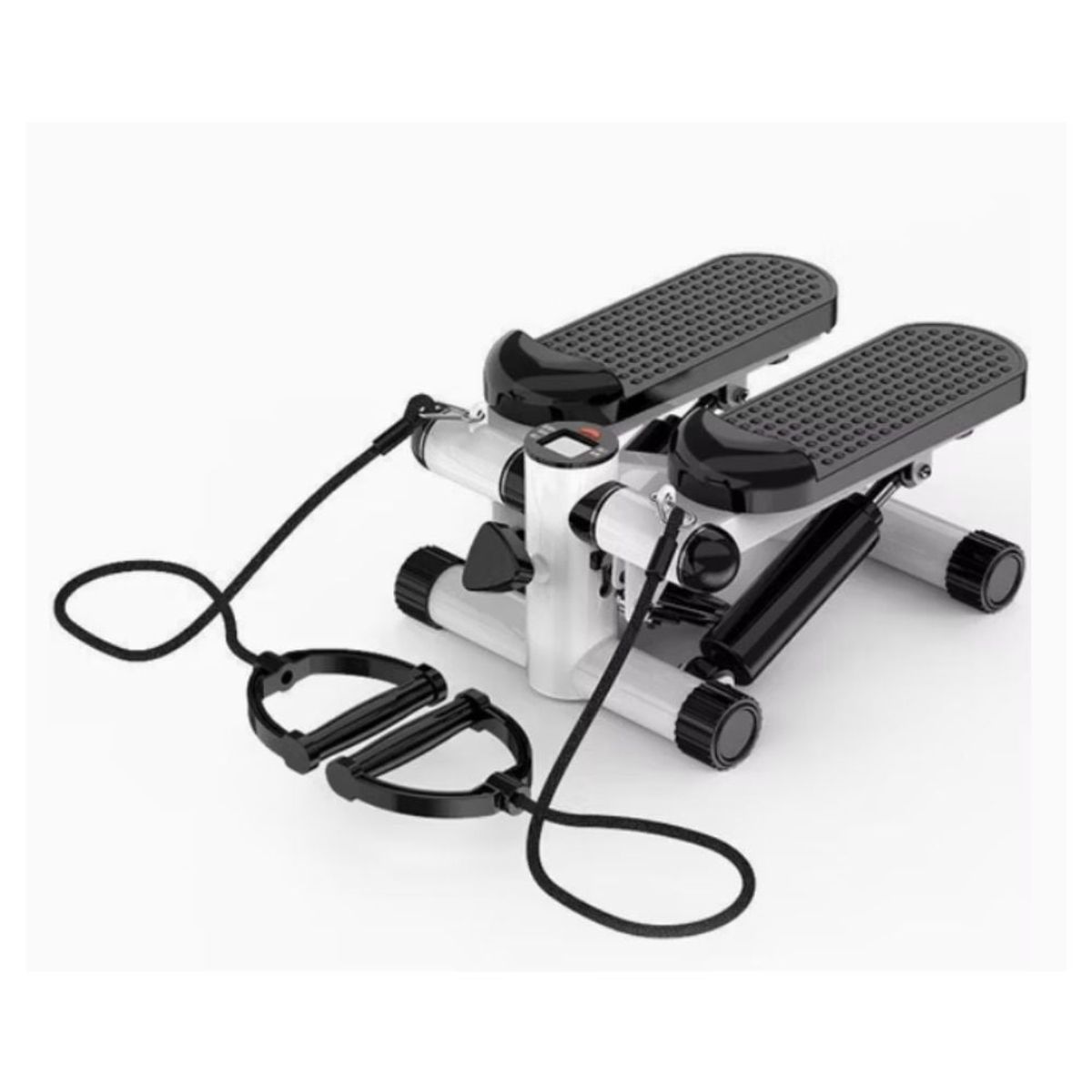 GENERICO - Escaladora Elíptica Portátil Digital con Ligas