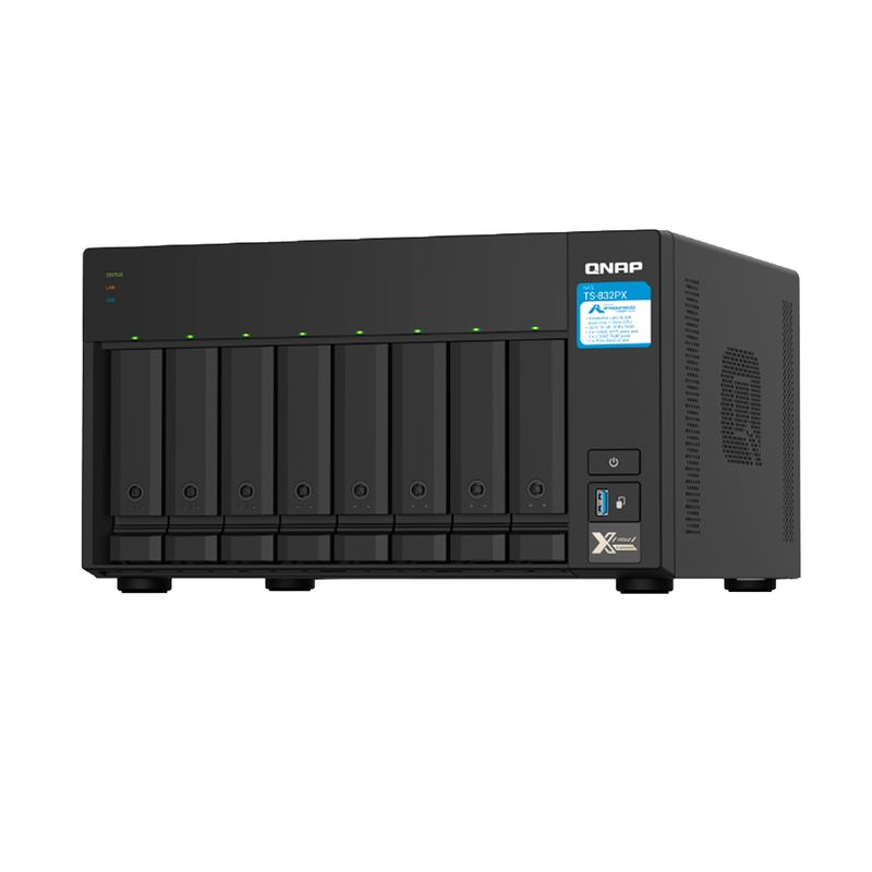 QNAP - SERVIDOR NAS QNAP TS-832PX-4G ARM CORTEX-A57 4GB PN NASQNTS832PX4G