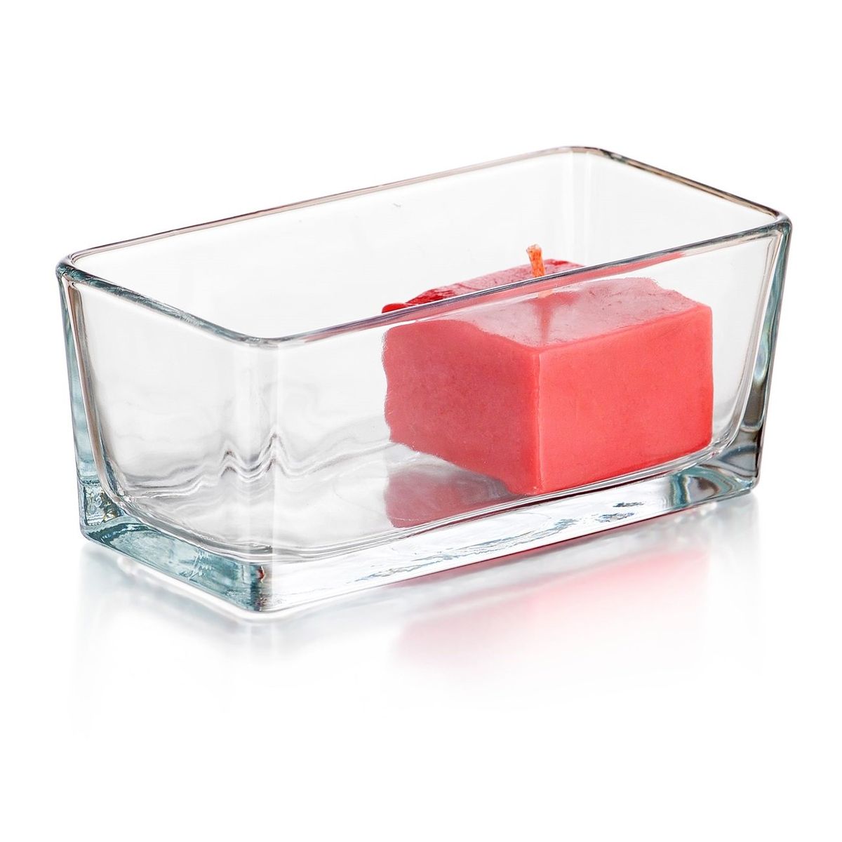 LIBBEY - Vaso Portavela Rectangular 355 ml. / 12 oz.