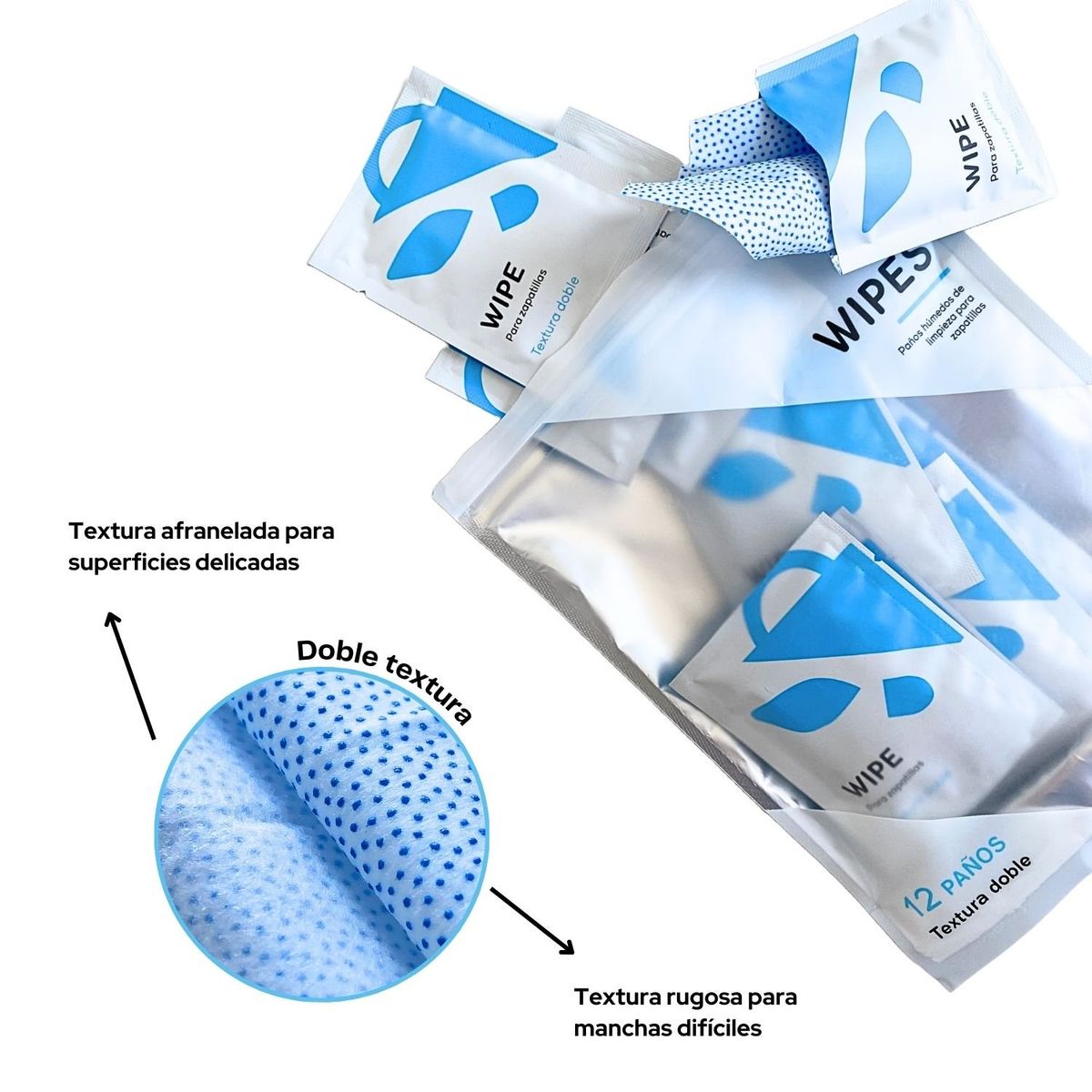 TABAZ&CARTERAZ - Wipes - Paños húmedos de limpieza para zapatillas