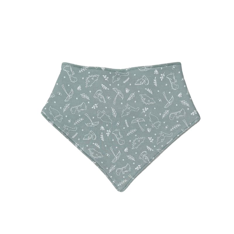 WAWA PIMA - BANDANA BEBÉ 100% ALGODÓN PIMA Y FORRO DE FELPA WAWA PIMA - DINO TALES