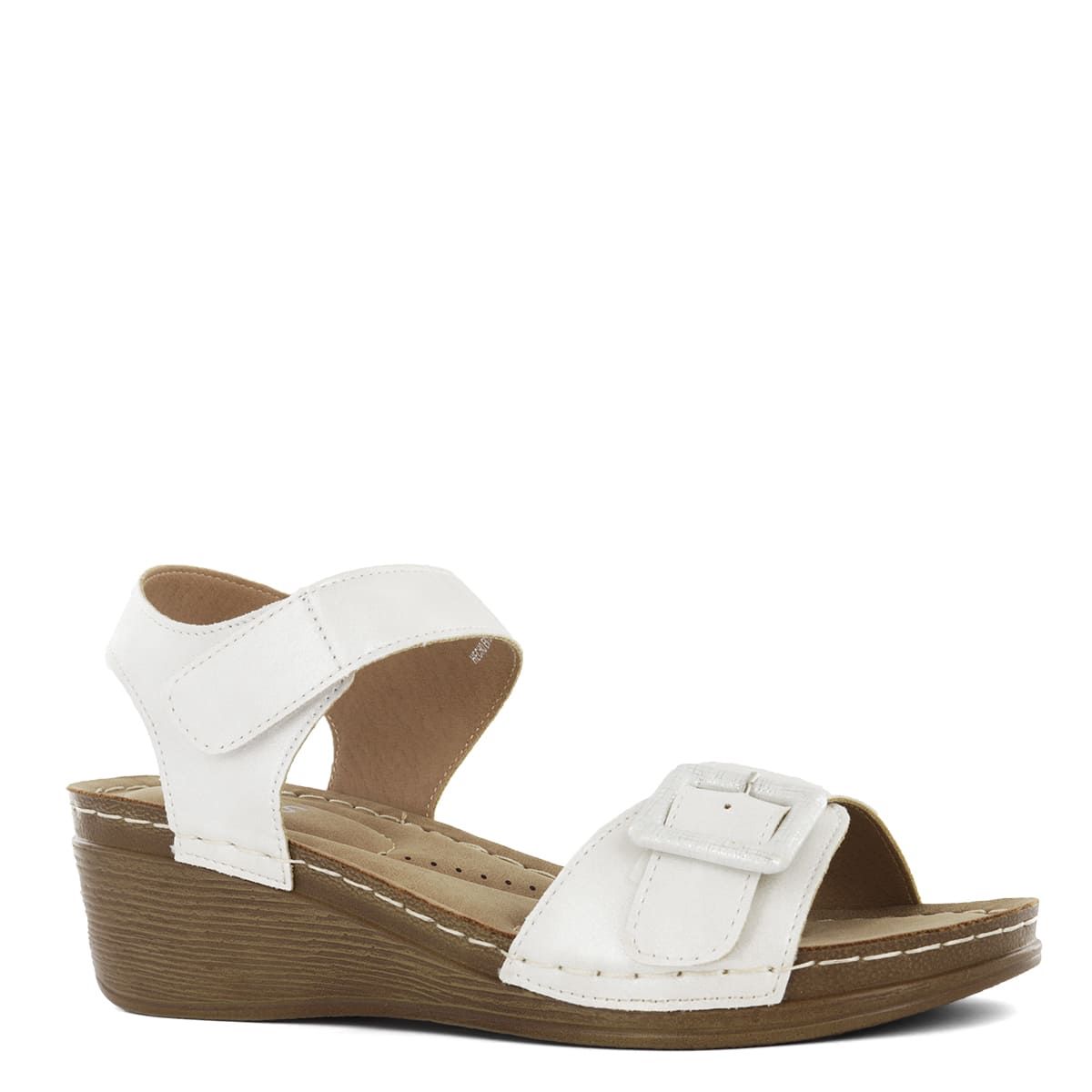 IMPULS - Sandalias Taco Cuña Mujer Impuls Saida04 Blanco