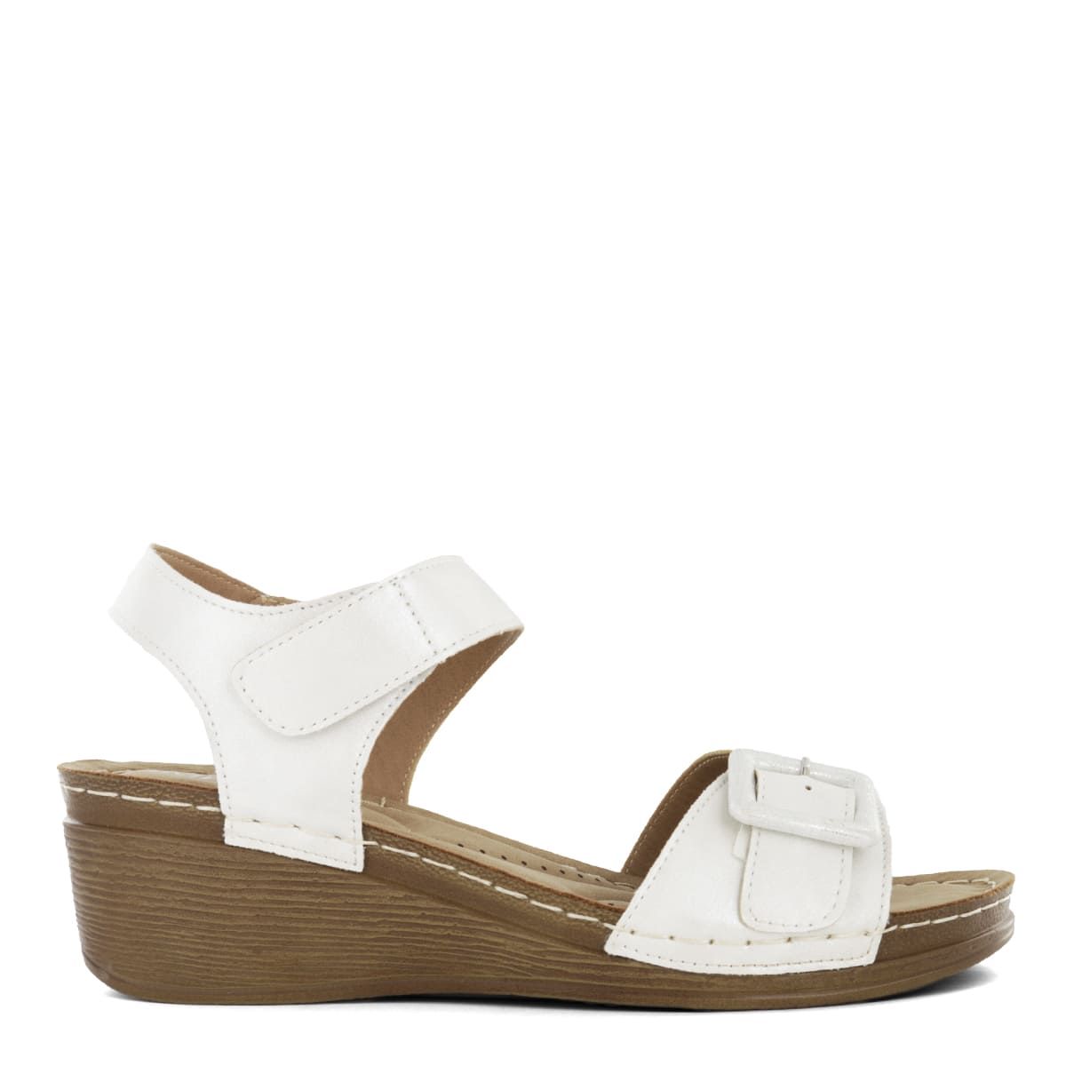 IMPULS - Sandalias Taco Cuña Mujer Impuls Saida04 Blanco
