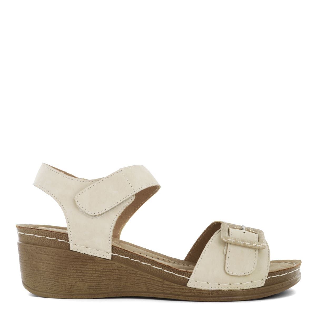IMPULS - Sandalias Cuña Mujer Impuls Saida04 Beige
