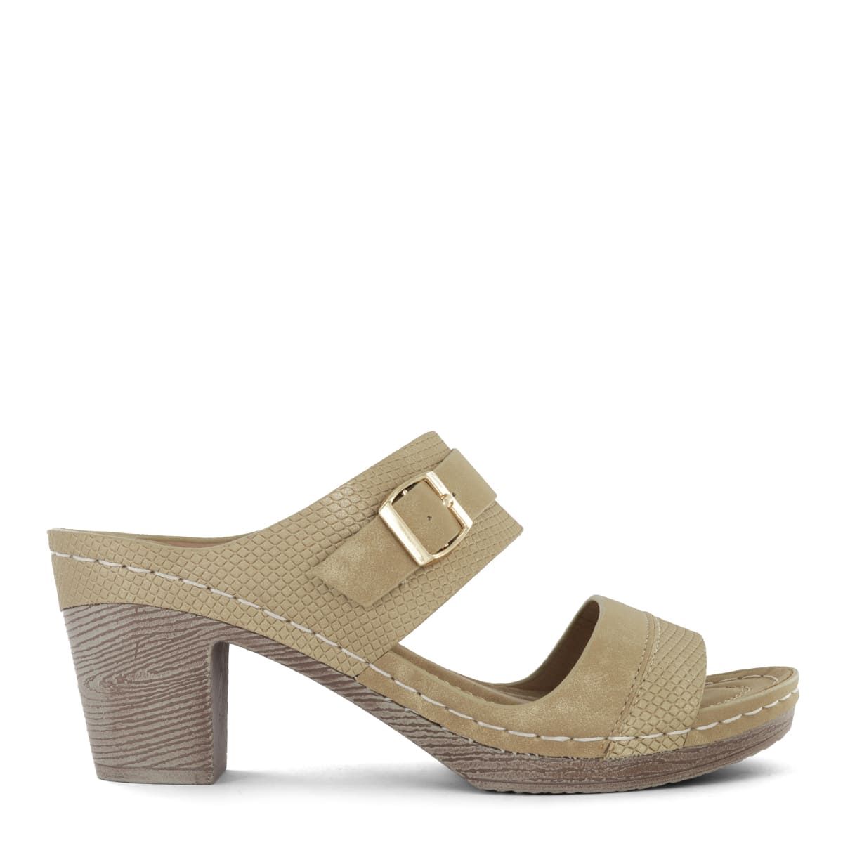 IMPULS - Sandalias Con Taco Mujer Impuls Saida01 Camel