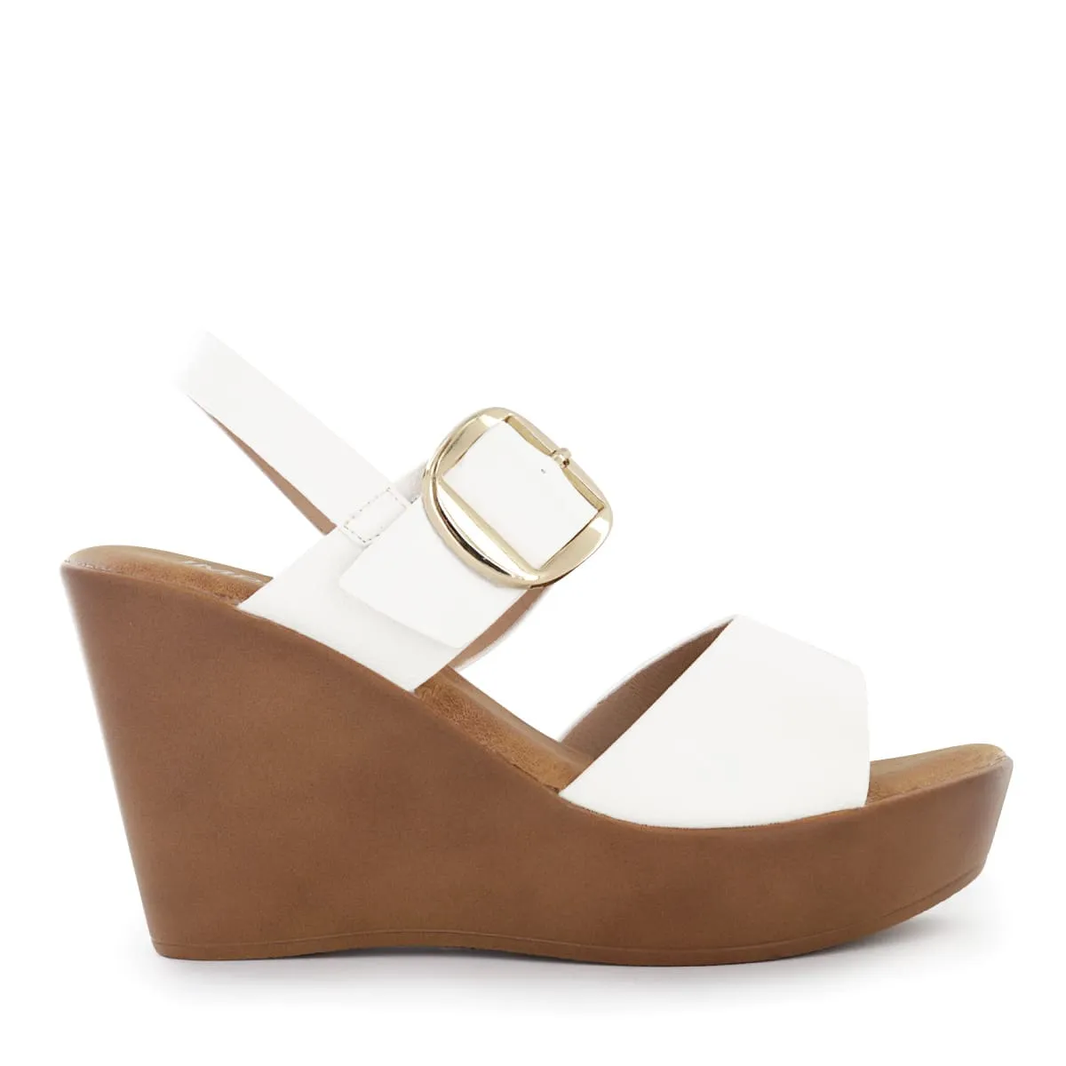 IMPULS - Sandalias Cuña Mujer Impuls Abi04 Blanco