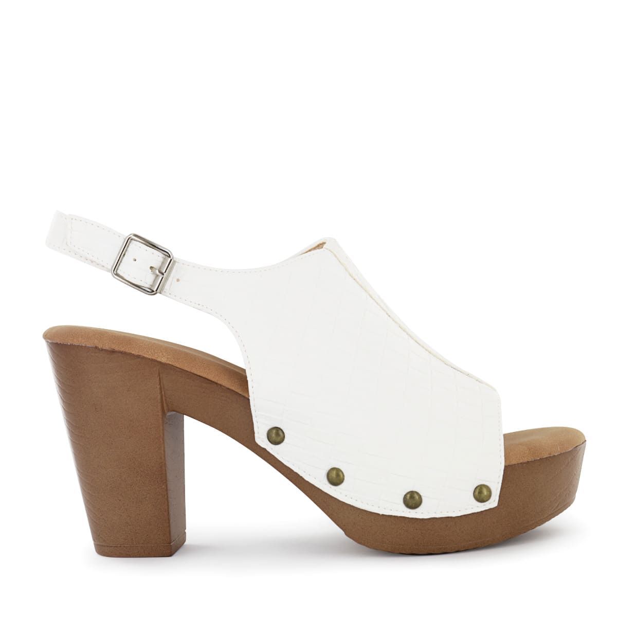 IMPULS - Sandalias con Taco Mujer Impuls Abi03 Blanco