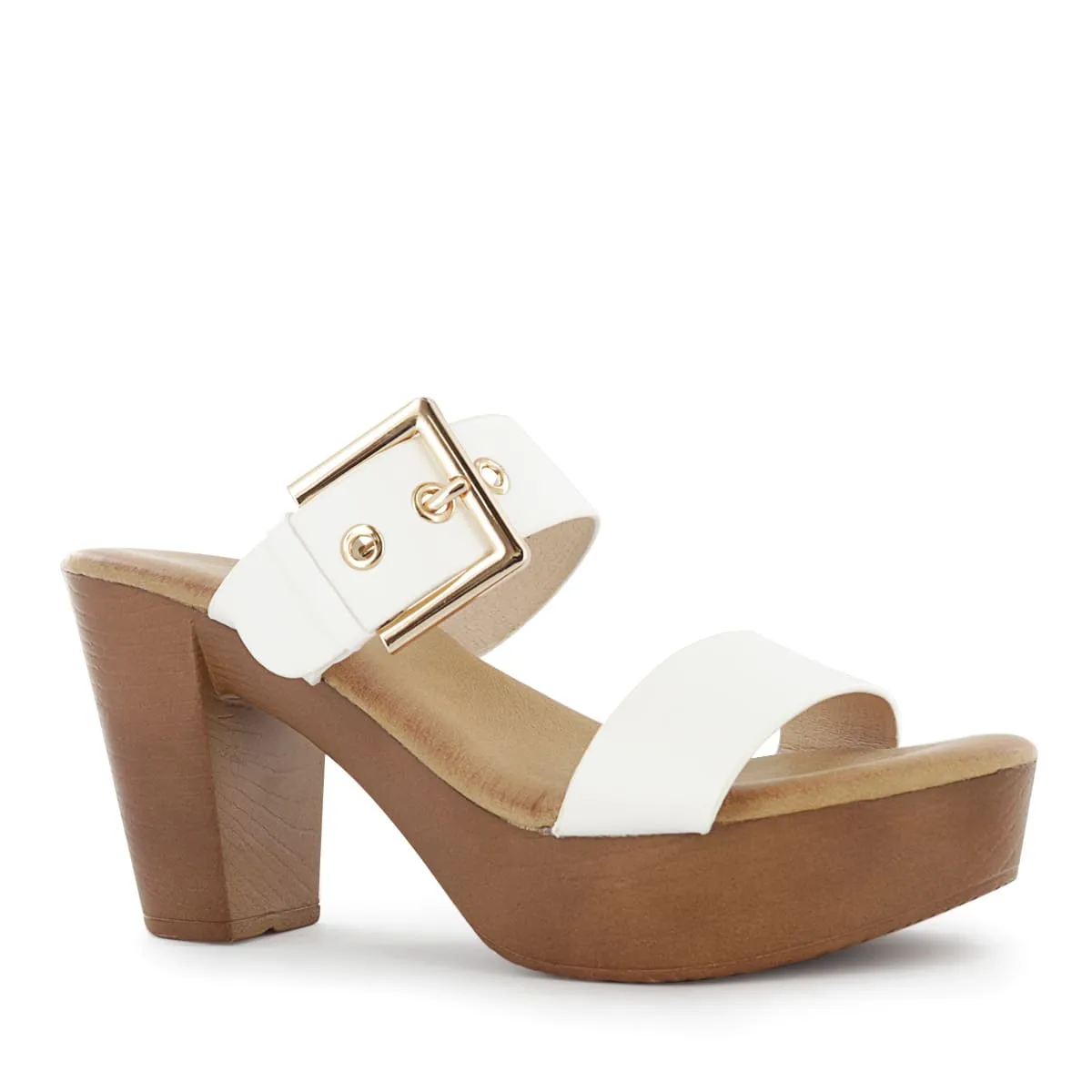 IMPULS - Sandalias con Taco Mujer Impuls Abi02 Blanco