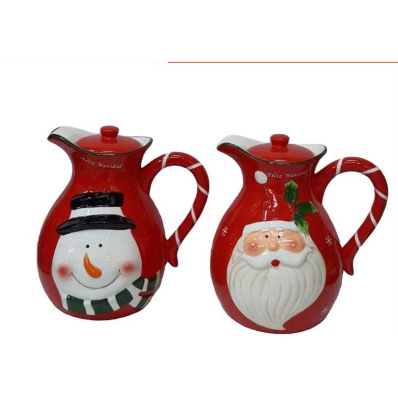 GENERICO - Jarra Navideña Ideal para Bebidas Calientes