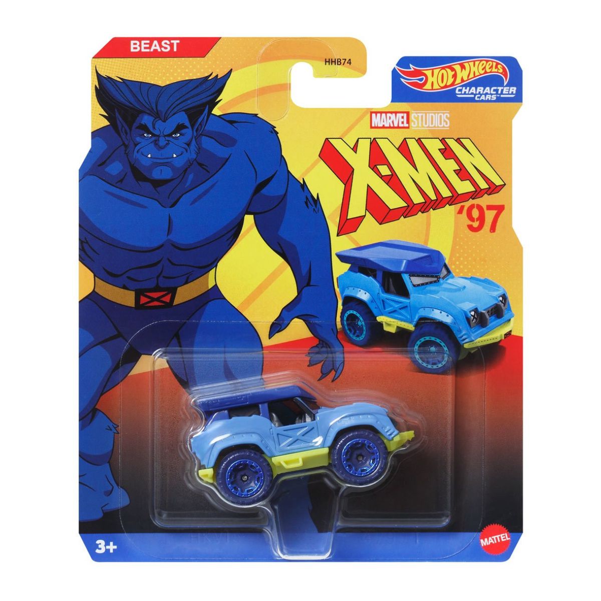 HOT WHEELS - Hot Wheels Disney Car 2024 - auto colección - Bestia X-Men