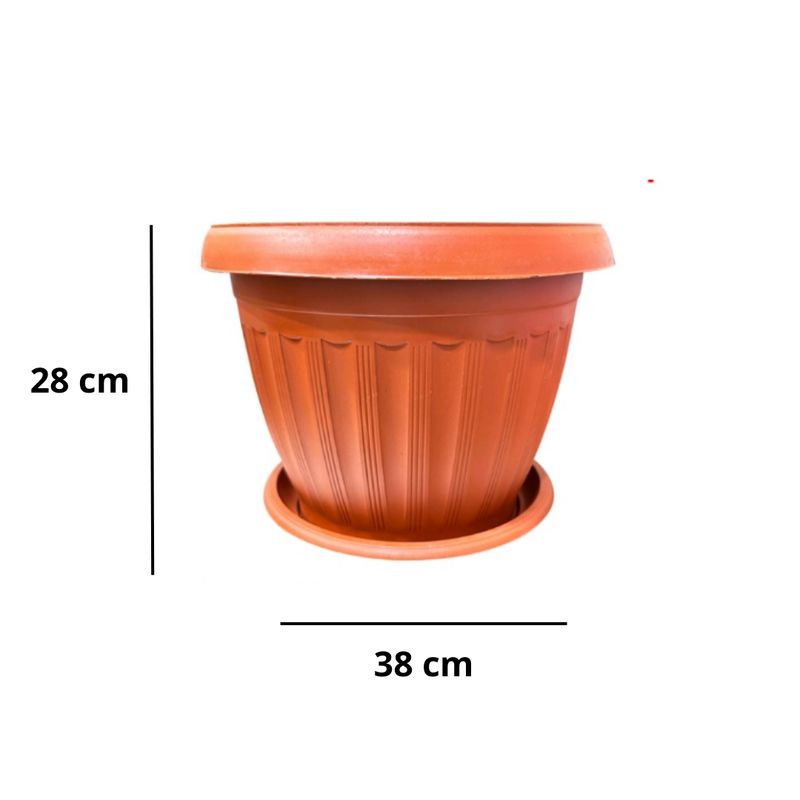 GENERICO - MACETERO TERRACOTA 38CM X 28CM