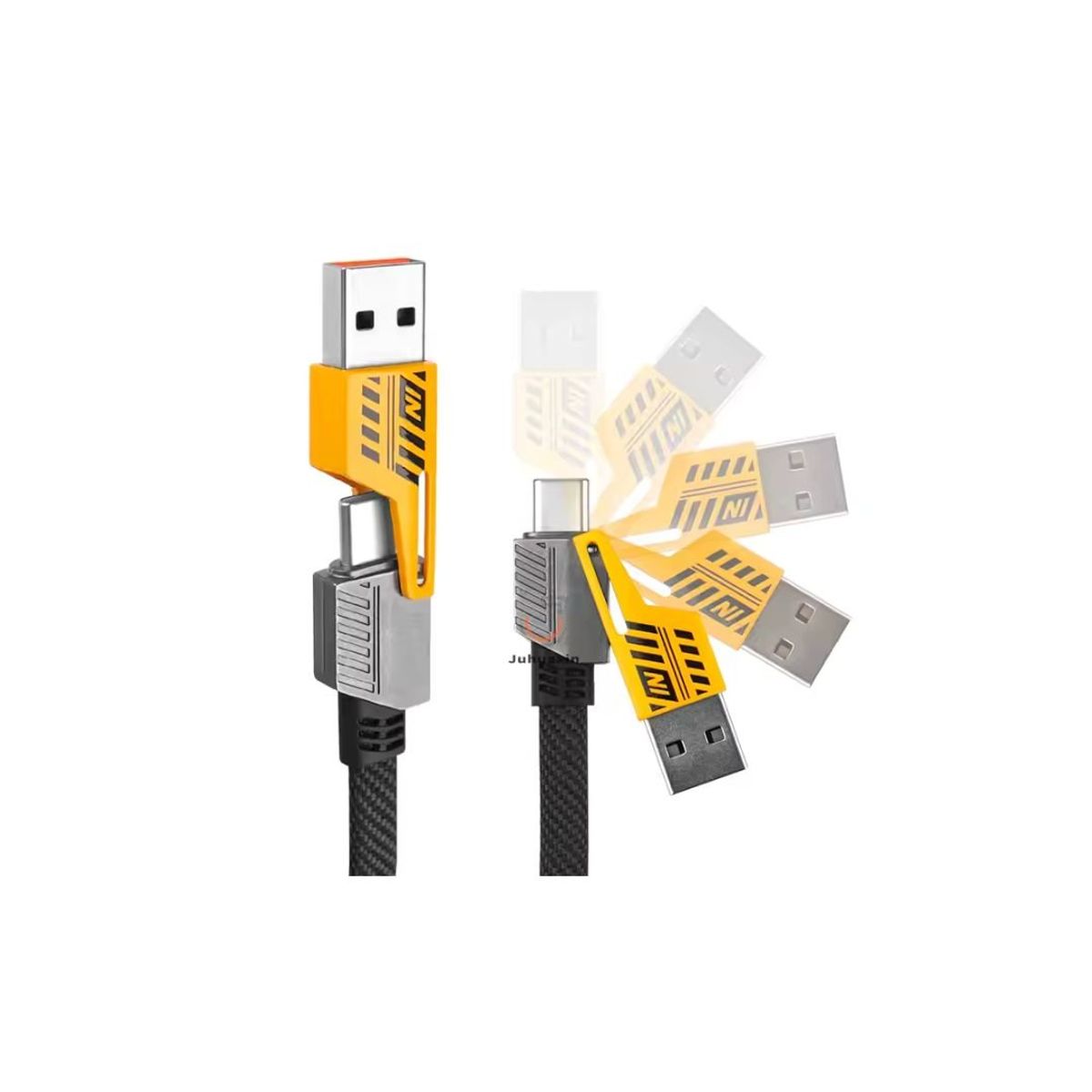 GENERICO - Cable de transmisión de datos y carga rápida 4 en 1 PD 27W-65W