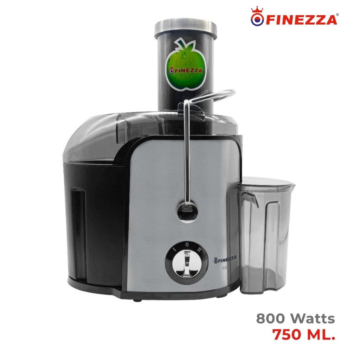 Extractor de Jugo Finezza FZ-9095EX 800 W Negro, marca FINEZZA - Foto Principal