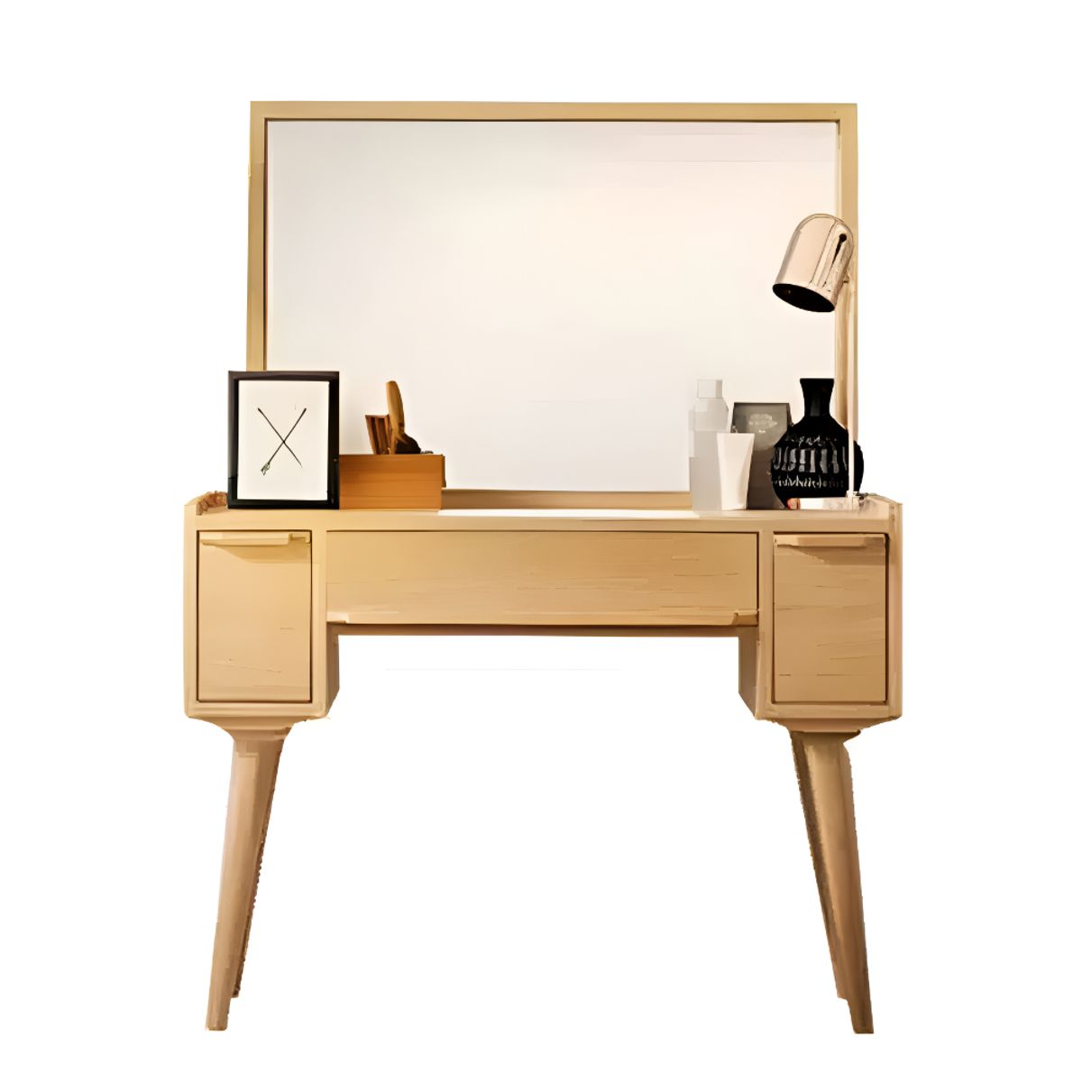 HOGAR & SPACIOS - HYS TOCADOR RETRO MADERA